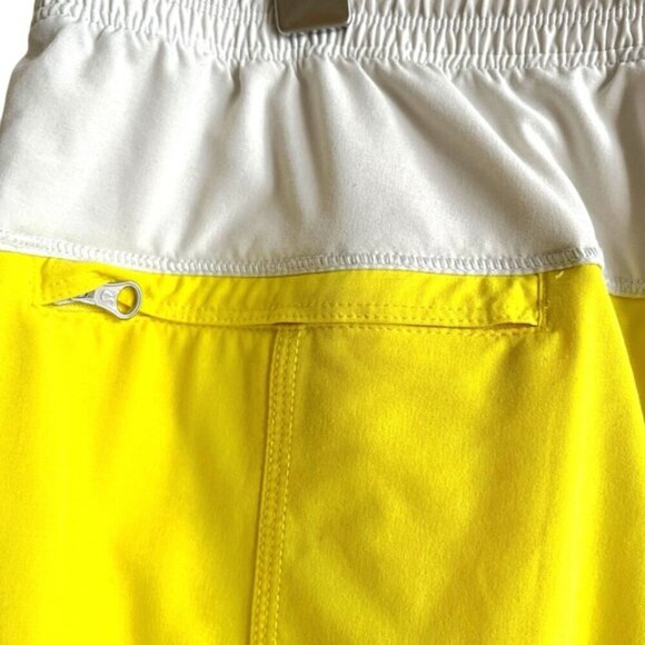 Lululemon Step Lively Crop Pant Size 8 Yellow White - Picture 10 of 12